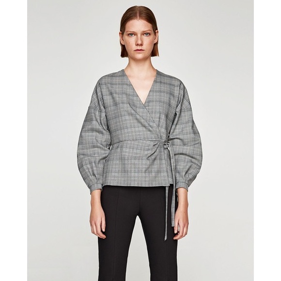 Zara Black Flared Trouser with Lace Inset Trim - Picture 2 of 8